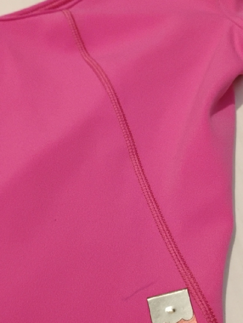 lululemon athletica Short Sleeve Align Top. Hot Pink in color. Women's size 4. - Picture 7 of 8